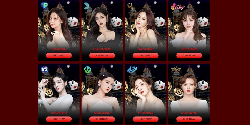 Danh sách những nhà cung cấp cược casino hot tại Helo88